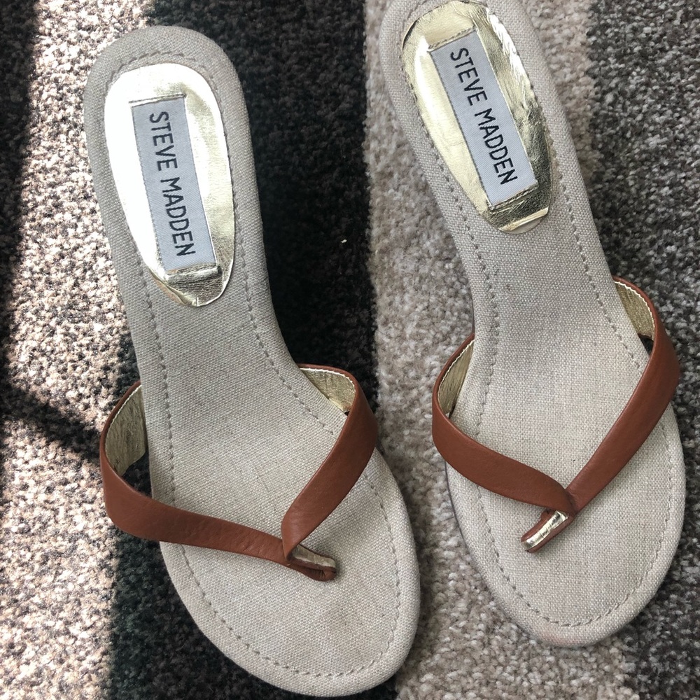 Steve Madden low heel sandals